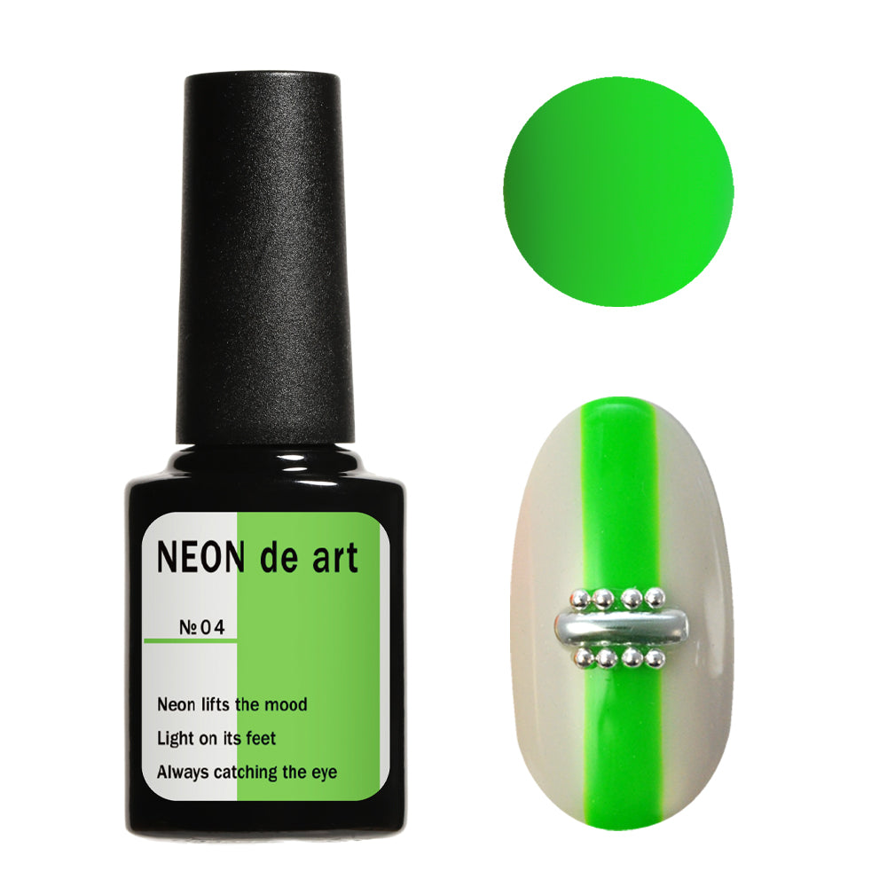 超高発色 ポイントで使うネオンカラー 「Neon de art」 カラージェル ジェルネイル ネオン 蛍光 カラー ポリッシュ ネイルジェル アートジェル ジェルネイル用品 爪 カラージェルネイル ネイル工房 にわちゃん