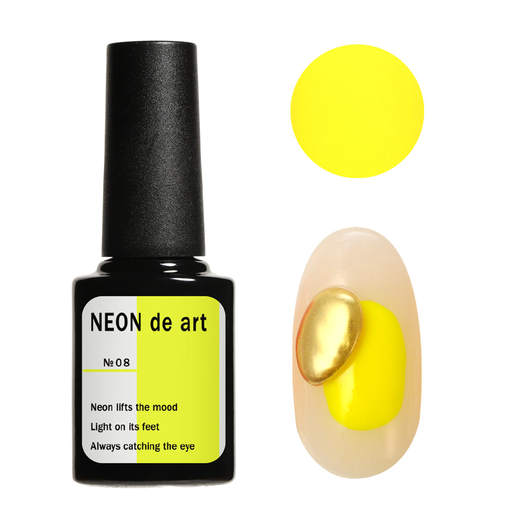 超高発色 ポイントで使うネオンカラー 「Neon de art」 カラージェル ジェルネイル ネオン 蛍光 カラー ポリッシュ ネイルジェル アートジェル ジェルネイル用品 爪 カラージェルネイル ネイル工房 にわちゃん