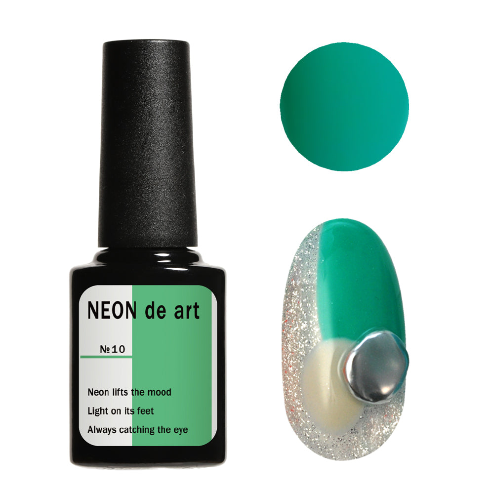 超高発色 ポイントで使うネオンカラー 「Neon de art」 カラージェル ジェルネイル ネオン 蛍光 カラー ポリッシュ ネイルジェル アートジェル ジェルネイル用品 爪 カラージェルネイル ネイル工房 にわちゃん