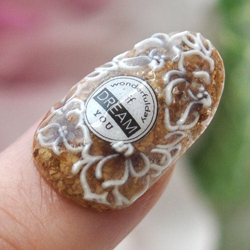 ネイルシール 超立体 5D フラワー 薔薇 シック 花 モノトーン ホワイト ネイルアート| 3dネイル ジェルネイル ネイル パーツ ネイル用品 ネイルパーツ シール ジェル ジェルネイルシール 貼るだけ ネイルアートシール ネイル工房