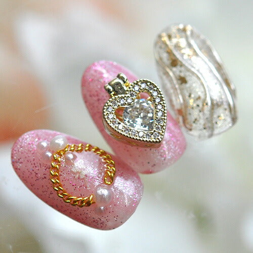 ネイルパーツ ハート コンバクト 美少女 魔法 | ネイル ジェルネイル パーツ ネイル用品 デコ ネイルジュエリー ゴールド ネイルアート デコパーツ メタル ジェル ジェルネイルパーツ メタルパーツ ジュエリー ジェルネイル用品 アート セルフネイル