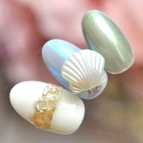 メタルパーツ ネイルジュエリー ネイルパーツ 夏 マリンパーツ「 シェル ・ 貝 」パール | ジェルネイル ジェル ネイル用品 メタル ネイルアート スタッズ マリン サマー シェルパーツ メタルスタッズ ネイル工房