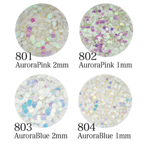 ジェルネイルの埋め込みに♪極薄でも透けない!丸いホログラム11色から選べます~1mmor2mm|ネイルパーツ パーツ ホログラム ネイル ホロ ジェルネイル デコ用品 ネイルアート ネイル用品 デコレーション ジェルネイルアート ネイルジュエリー ネイル工房