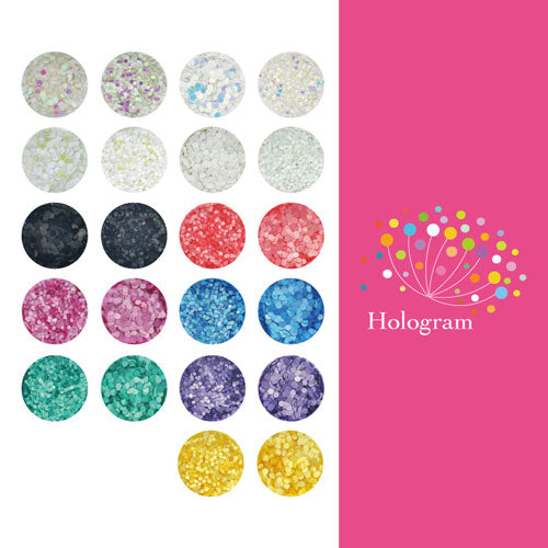 ジェルネイルの埋め込みに♪極薄でも透けない!丸いホログラム11色から選べます~1mmor2mm|ネイル ネイル用品 ジェルネイル ホログラム パーツ ネイルパーツ セルフネイル ネイルアート ネイル用 ジェルネイルアート ジェル ネイルジュエリー デコパーツ