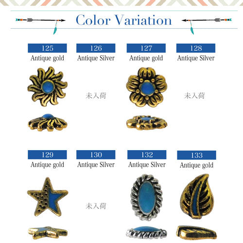 メタルパーツ ネイルジュエリー ネイルパーツ (ゴールド シルバー)ターコイズの小さめコンチョ|ネイル ジェルネイル パーツ ターコイズ コンチョ ネイル用品 デコ ネイルアート ジェル シルバーパーツ ジェルネイルパーツ ストーン ラインストーン セルフジェルネイル アート