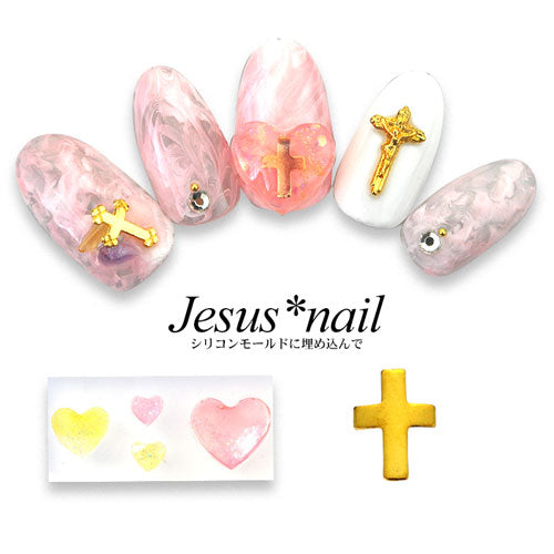 メタルパーツ ネイルジュエリー ネイルパーツ (ゴールド/シルバー)ジーザスメタルパーツ全11種類 キリストネイルジュエリー | ネイル パーツ ジェルネイル ネイル用品 ジェル セルフジェルネイル ジェルネイルパーツ セルフネイル シルバーパーツ ネイルアート メタル セルフ