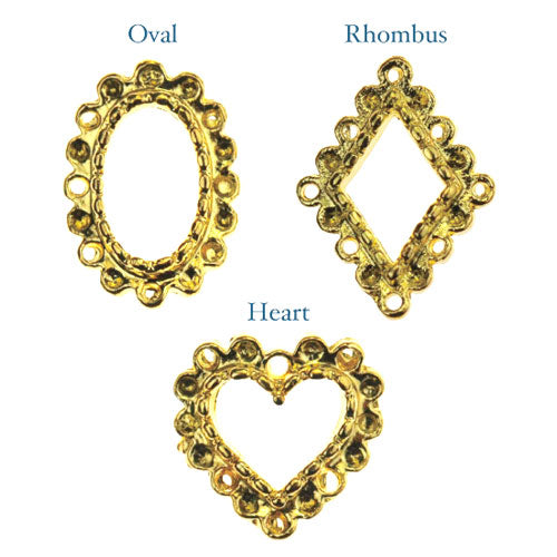 メタルパーツ ネイルジュエリー ネイルパーツ(ゴールド/シルバー)レース調フレーム選べる3種類★5粒入り | メタル ネイル パーツ ジェルネイル ネイル用品 ネイルパーツ ジェル ジェルネイルパーツ ネイルアート ネイルグッズ ネイル工房