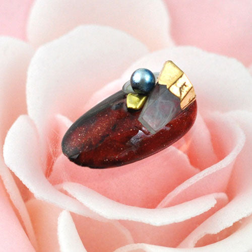 ジェルネイル&レジンに♪ネイルパーツ♪天然石風ビジュー★ホイルクオーツ|ジェルネイル ネイル パーツ ネイル用品 ジェル ネイルパーツ ストーン 天然石 ホイル フット ネイルジュエリー ビジューパーツ ゴールド パワーストーン