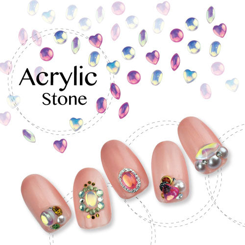 シャボン玉のように七色に輝くラインストーン ミラーパウダーアートとの相性も抜群 | ジェルネイル ネイルパーツ ネイル パーツ ネイル用品 ジェル ラインストーン ストーン ネイルジュエリー ネイルアート ジェルネイル用品 ネイル工房