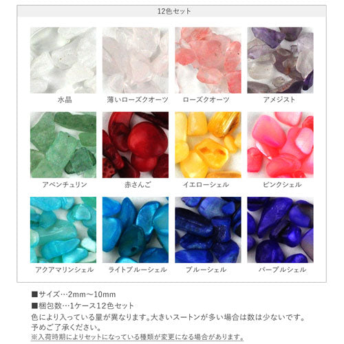 ジェルネイルやレジンに♪天然貝&天然石ストーンお試しセット | 天然石 ネイル ジェルネイル パーツ ストーン レジン ネイル用品 デコ ネイルジュエリー ネイルパーツ デコ用品 ネイルアート ジェルネイルアート デコレーション ネイル工房