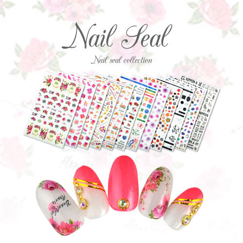 ジェルネイルやレジンに♪大きなネイルシール★薄さ0.04mmで印刷がとても綺麗です。 ネイル工房 | ジェルネイル ジェルネイル用品 ネイル ネイル用品 ネイルシール シール ジェルネイルシール ネイルパーツ パーツ レジン 花 文字