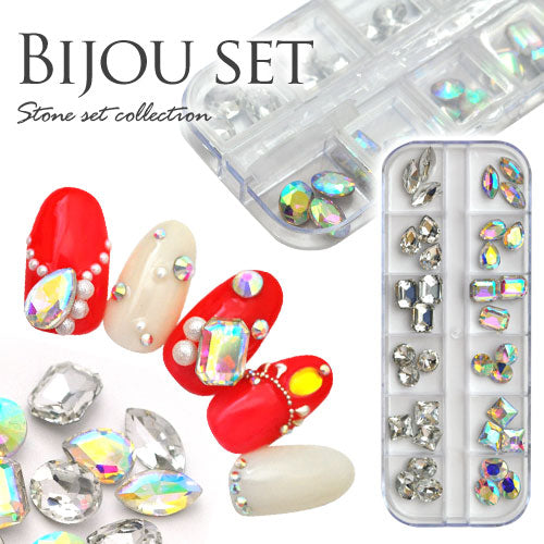 ビジューセット クリスタル ABクリスタル | ネイル用品 ラインストーン
