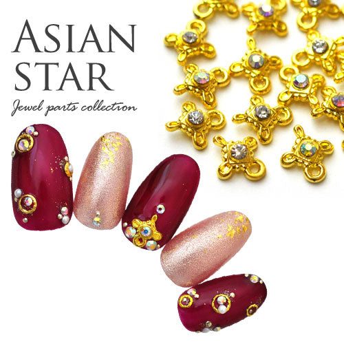 メタルパーツ ネイルジュエリー ネイルパーツ アジアンスター