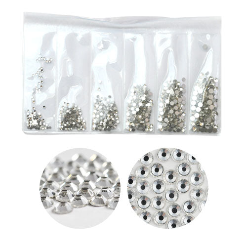 ジェルネイル・レジンに 高品質クリスタルストーンのnanastoneに色々サイズパック登場 SS4からSS16が1パックに入ってるお買い得セット | ネイル パーツ セット ネイル用品 ネイルパーツ ラインストーン