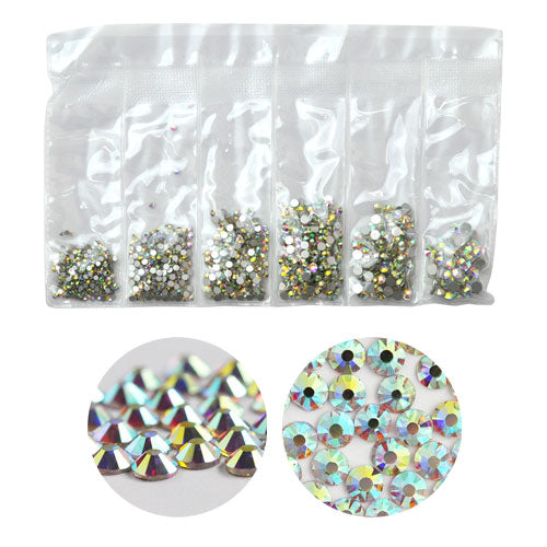 ジェルネイル・レジンに♪高品質クリスタルストーンのnanastoneに色々サイズパック登場♪SS4からSS16が1パックに入ってるお買い得セット | ネイル パーツ セット ネイル用品 ネイルパーツ ラインストーン ストーン ジェルネイルアート ガラスストーン ネイル工房