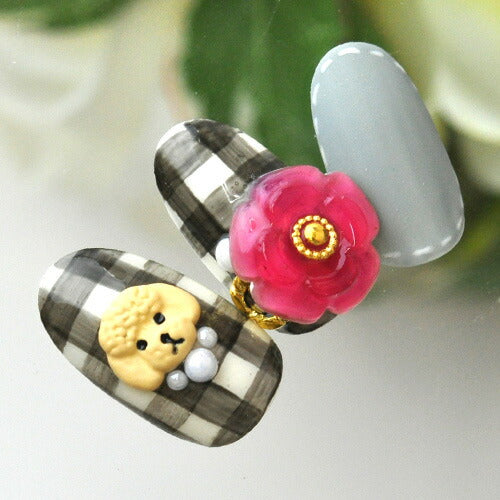 シリコンモールド no10 フラワー カメリア ジェルネイル レジン 自分で作る ラインストーン ビジュー ネイルジュエリー ネイルパーツ メタルパーツ | ネイル パーツ ネイル用品 ジェル レジン ストーン ハンドメイド シリコン 型 ネイル工房