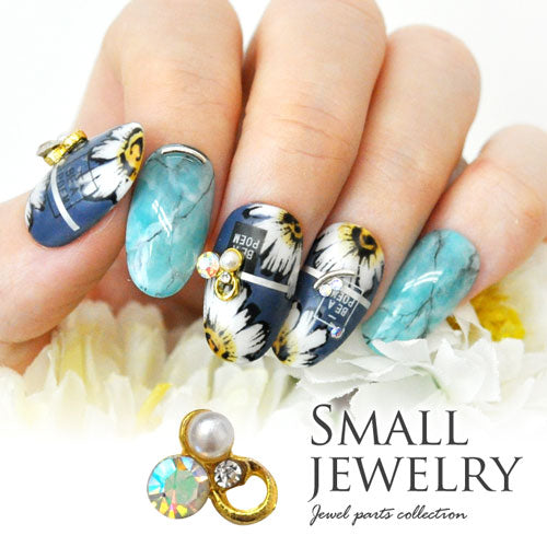 小さなネイルジュエリー パール クリスタル ビジュー ネイルアート ネイルジュエリー フレーム ジェルネイル メタルパーツ | ネイル パーツ ネイルパーツ ジェル ネイル用品 ゴージャス ハンドメイド ジュエリーネイル ネイルグッズ ネイル工房