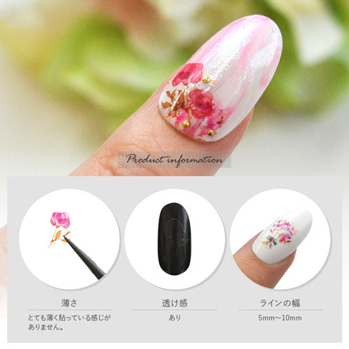 ネイルシール ブーケ フラワーネイルシール お花 | 春 ジェルネイル ネイルシール ネイル ネイル用品 ジェル シール デコ用品 貼るだけ ジェルネイルシール セルフネイル フラワー ネイル工房