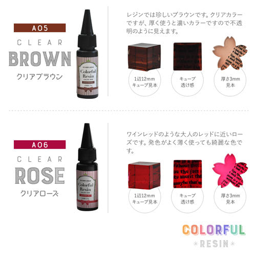 レジン レジン液 カラーレジン UV樹脂 / UV対応クラフトレジン液25g入り UVレジン 選べる20色 | レジン レジン液 uv クリア ソフト 透明 ハード クラフト 材料 uvレジン液 手芸 ネイル工房
