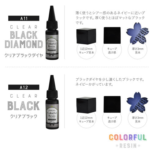 レジン レジン液 カラーレジン UV樹脂 / UV対応クラフトレジン液25g入り UVレジン 選べる20色 | レジン レジン液 uv クリア ソフト 透明 ハード クラフト 材料 uvレジン液 手芸 ネイル工房