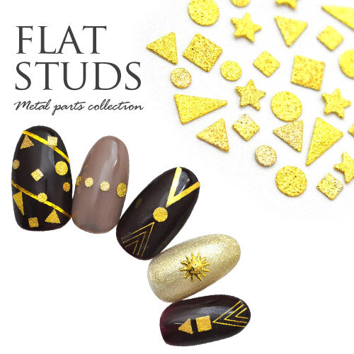 スタッズ ラインストーン フラット 模様付スタッズ 選べる7種類
