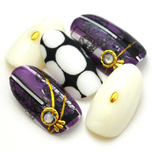 ネイルシール フラワー フレーム モノトーン 白 黒<BR><BR>ジェルネイル ネイルアート | ラインテープ ネイル パーツ ジェル ネイルパーツ シール ネイル用品 デコパーツ ラインシール テープ ジェルネイル ジェルネイルシール ネイルグッズ 花 ネイル工房