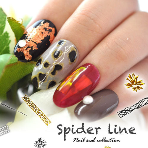 ネイルシール ライン 天然石 スパイダー 花火 ワイヤー ラインテープ 貼るだけ <BR><BR>ジェルネイル ネイルアート | ラインテープ ネイル パーツ ジェル ネイルパーツ シール ネイル用品 ラインシール テープ ジェルネイル ジェルネイルシール ネイル工房
