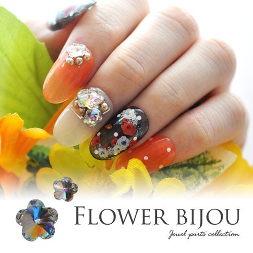 ラインストーン ビジュー フラワー 宝石 オーロラ クリスタル ビジュー ジェルネイル ラインストーン | ネイル ネイル用品 ジェル ストーン ガラスストーン デコ 石 ネイルアート セルフネイル 小 ジェルネイルアート パーツ ネイルパーツ ガラス ネイル工房