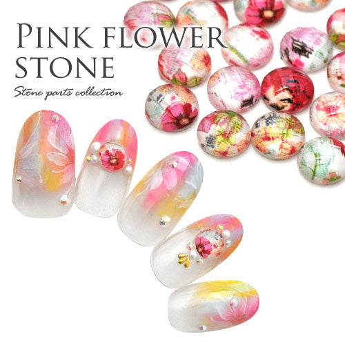 ストーン ラインストーン フラワー 春 お花 椿 ピンク | ネイル用品 ネイル パーツ ビジュー ネイルパーツ ジェルネイル用品 レジン用品 ネイルアート 材料 ジェルネイル ジェル ネイル工房 ネイルジュエリー レジン ジェルネイルパーツ 花