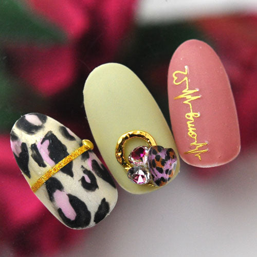 レオパード ヒョウ柄 ストーン クリスタル 豹柄 ヒョウ ブラウン イエロー|ネイル用品 ラインストーン ネイル パーツ ビジュー ネイルパーツ ジェルネイル用品 レジン用品 ネイルアート 材料 ジェルネイルアート ネイル工房