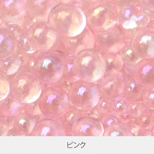 ネイルパーツ ( オーロラ / クリア ) 3サイズアソート | ジェルネイル ネイル パーツ セット ジェル ネイル用品 ブリオン ストーン マリン 球体 ネイルジュエリー デコ ネイルアート ジュエリーネイル ピンク ブルー パープル 夏 サマー ネイル工房