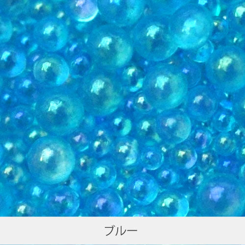 ネイルパーツ ( オーロラ / クリア ) 3サイズアソート | ジェルネイル ネイル パーツ セット ジェル ネイル用品 ブリオン ストーン マリン 球体 ネイルジュエリー デコ ネイルアート ジュエリーネイル ピンク ブルー パープル 夏 サマー ネイル工房