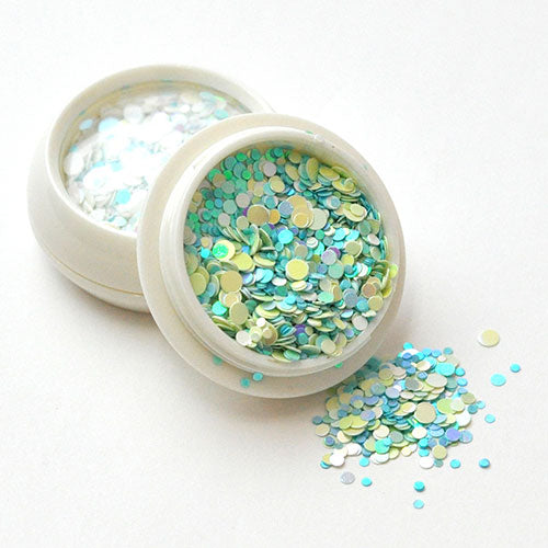 ホログラム 丸ホロ ラメ グリッター 3サイズミックス カラーミッス パステルカラー<BR><BR>ジェルネイル ネイルアート ネイル 用品 偏光 ホログラム ラウンド カラフルホログラム | ネイル用品 ジェルネイル パーツ ネイルパーツ ネイル用 ネイル工房