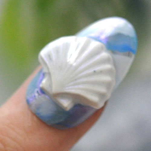 シリコンモールド no9 シェル 貝 マリン マーメイド 海 ジェルネイル レジン 自分で作る ラインストーン ビジュー ネイルジュエリー ネイルパーツ メタルパーツ | ネイル パーツ ネイル用品 ジェル レジン ストーン ハンドメイド シリコン 型 ネイル工房