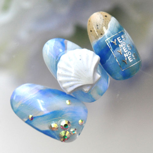 シリコンモールド no9 シェル 貝 マリン マーメイド 海 ジェルネイル レジン 自分で作る ラインストーン ビジュー ネイルジュエリー ネイルパーツ メタルパーツ | ネイル パーツ ネイル用品 ジェル レジン ストーン ハンドメイド シリコン 型 ネイル工房