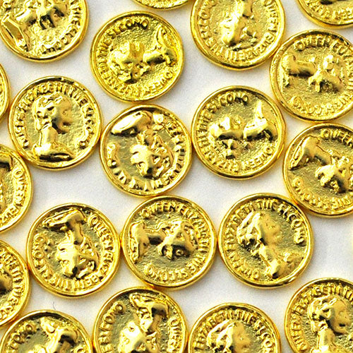 ネイルパーツ ゴールド コイン メタルパーツ ドルコイン5個 | ジェルネイル ネイル パーツ ジェル ネイル用品 ネイルジュエリー ハンドメイド デコ メタル ネイルアート ジュエリーネイル ネイルグッズ ゴールドパーツ シルバーパーツ ネイル工房