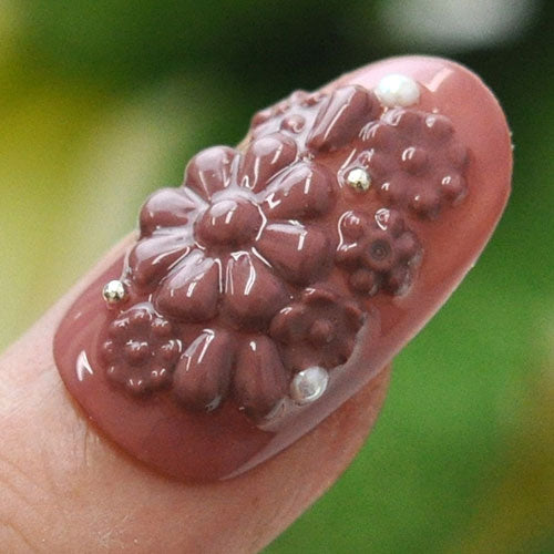 シリコンモールド no15 フラワー 小花 花 ジェルネイル レジン 自分で作る ラインストーン ビジュー ネイルジュエリー ネイルパーツ メタルパーツ | ネイル パーツ ネイル用品 ジェル レジン ストーン ハンドメイド シリコン 型 ネイル工房