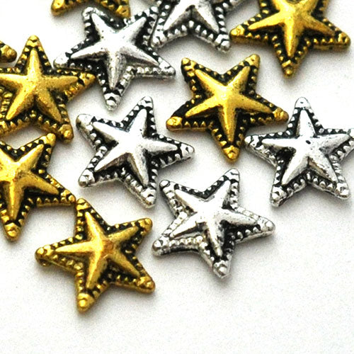 ネイルパーツ メタルパーツ 星 スター アンティーク デニムアート | ネイル パーツ ネイル用品 ジェル レジン ストーン ハンドメイド パール ネイルジュエリー ジェルネイル用品 ネイルアート アート ネイル工房