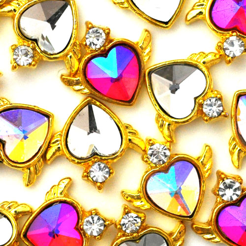 ネイルパーツ ハート 美少女 魔法 スティック | ネイル ジェルネイル パーツ ネイル用品 デコ ネイルジュエリー ゴールド ネイルアート デコパーツ メタル ジェル ジェルネイルパーツ メタルパーツ ジュエリー ジェルネイル用品 アート セルフネイル