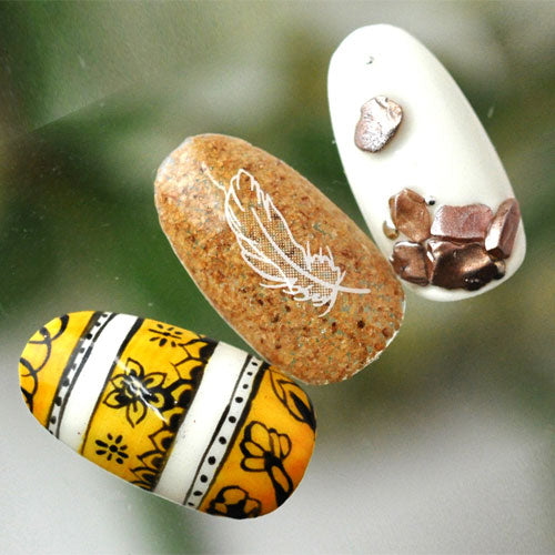 【訳あり】 フェザー 羽 ネイルシール 極薄 透ける カラージェル ネイルアート 垂らしこみ | ネイルシール ネイル シール ネイル用品 デコ ジェルネイル ジェルネイル用品 ネイルパーツ デコシール ネイル工房