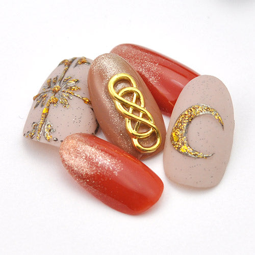 メタルパーツ ネイルパーツ ゴールド チェーン | メタル ネイル パーツ ジェルネイル ネイル用品 ジェル ジェルネイルパーツ チェーン ゴールドパーツ メタルチェーン ジェルネイル用品