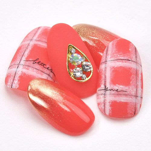 ネイルパーツ ティアドロップ 2個入 メタルパーツ | ジェルネイル ネイル パーツ ジェル ネイル用品 ネイルジュエリー メタル ネイルアート ジュエリーネイル ネイルグッズ ネイル工房