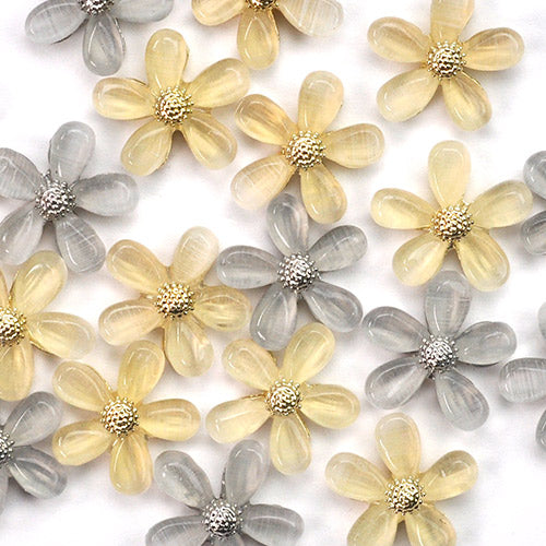 フラワー 2個入 メタルパーツ | オパール ネイル ジェルネイル パーツ ネイル用品 デコ ネイルジュエリー ネイルパーツ ネイルアート ネイルグッズ ジェルネイルアート デコレーション ジェル ジェルネイルパーツ ジェルネイル用品 ネイル工房