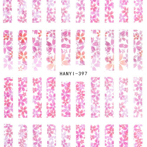 さくらネイルシール フラワー ピンク ネイルシール 極薄 桜 バー スティック 棒 半透明 ネイルアート ネイルシール | ネイル シール ネイル用品 デコ 花 フラワー 花柄 ネイルグッズ ジェルネイル ジェルネイル用品 ネイルパーツ デコシール ネイル工房 貼るだけ