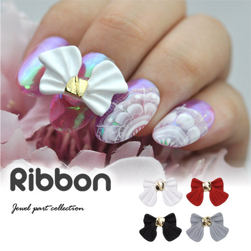 大きなリボン 2個入 メタルパーツ リボンパーツ ネイルジュエリー ネイルパーツ | ジェルネイル ネイル パーツ ジェル ネイル用品 メタル デコパーツ ジュエリーネイル ジェルネイルパーツ ネイル工房