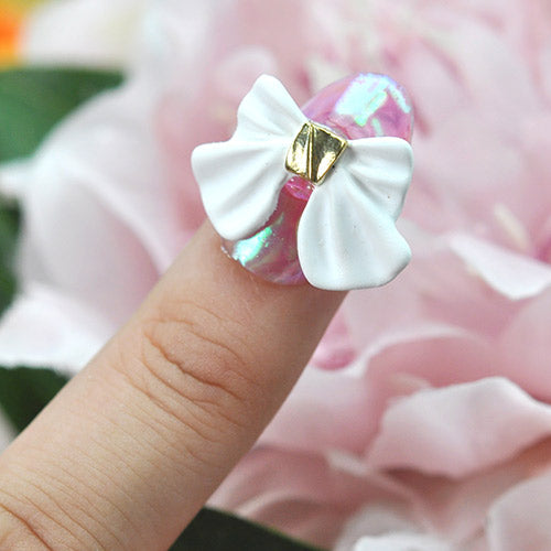 大きなリボン 2個入 メタルパーツ リボンパーツ ネイルジュエリー ネイルパーツ | ジェルネイル ネイル パーツ ジェル ネイル用品 メタル デコパーツ ジュエリーネイル ジェルネイルパーツ ネイル工房