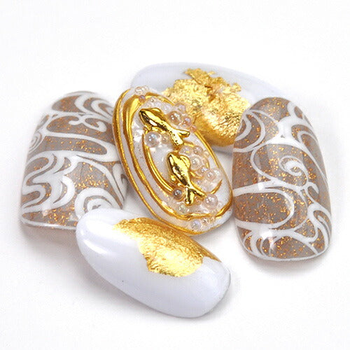 金魚 5個入 メタルパーツ ネイルアート ネイルジュエリー ジェルネイル アニマル 祭り ヨーヨー マーメイド | ネイル パーツ ネイルパーツ ジェル ネイル用品 デコ メタル ジュエリーネイル ネイルグッズ ジェルネイルパーツ ネイル工房