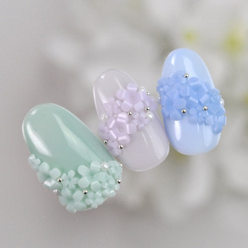 フラワー てんこ盛りセット パステルカラー 3Dネイル ジェルネイル | ネイル パーツ ネイルパーツ ジェル ネイル用品 ハンドメイド デコ メタル デコパーツ ボタン ジュエリーネイル ネイルグッズ ジェルネイルパーツ ビジュー ネイル工房 お試しセット