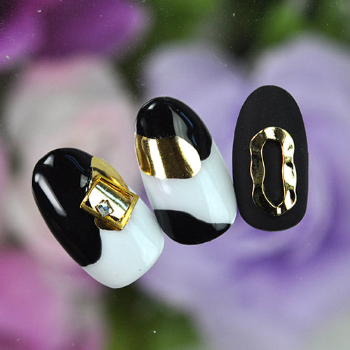 ネイルパーツ メタルパーツ フレーム 不規則 楕円 オーバル サークル ランダム | ネイル ジェルネイル パーツ ネイル用品 デコ ネイルジュエリー ゴールド ネイル工房 ネイルアート ネイルグッズ デコパーツ ジェルネイルアート メタル ジェル ジェルネイルパーツ