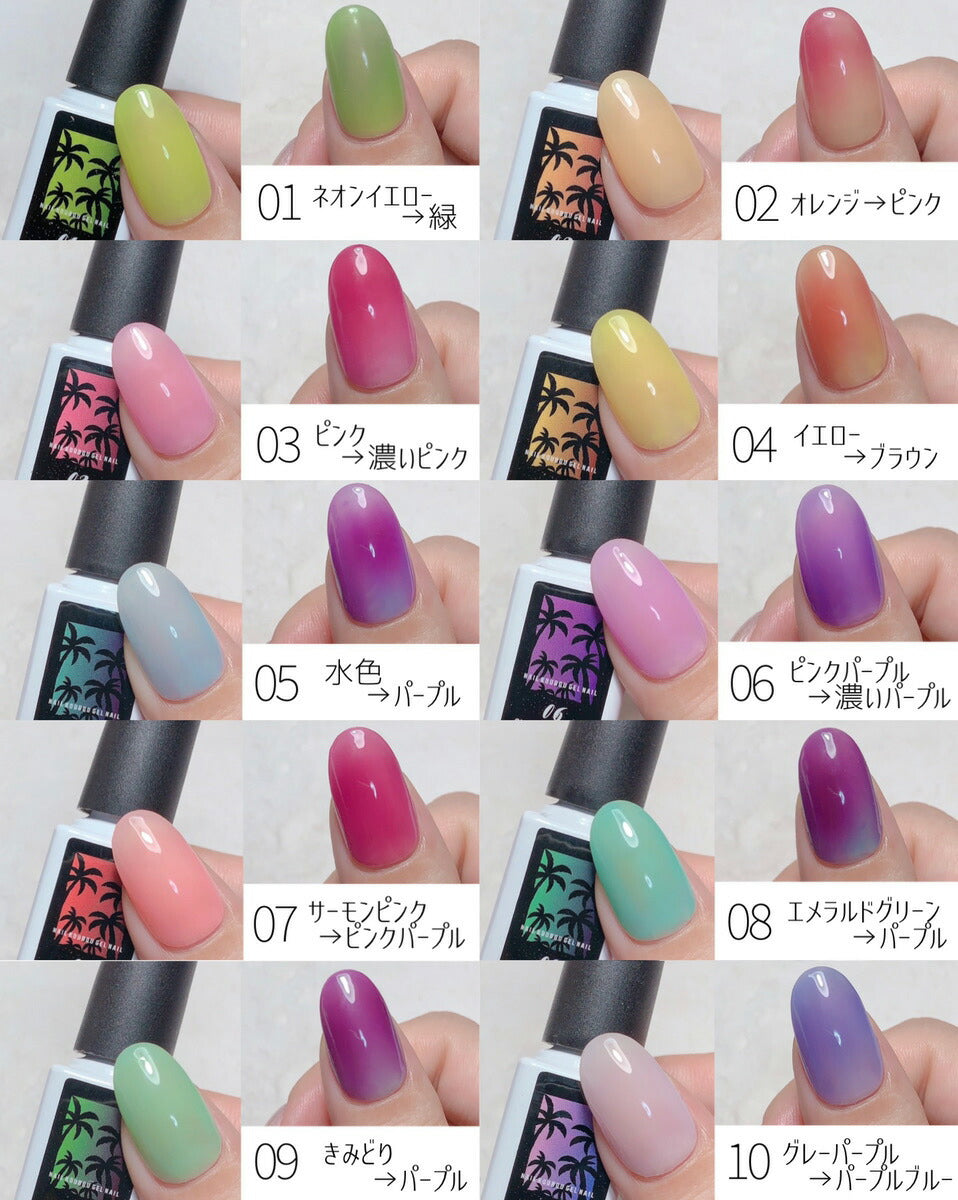 UVチェンジ 紫外線で色が変わる カラージェル ジェルネイル 「self premium」| カラー ポリッシュ ネイルジェル アートジェル ジェルネイル用品 爪 カラージェルネイル ジェルネイルアート ネイル工房 にわちゃん